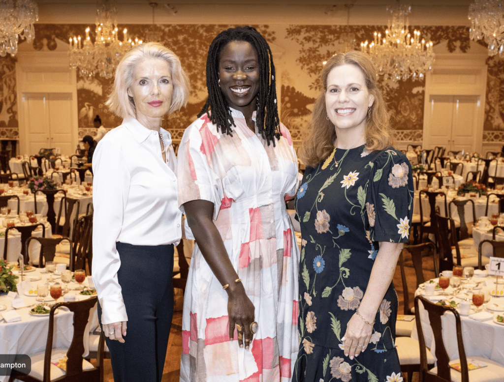 Aida Matic, Alua Arthur, Monica Hampton a the Houston Hospice Butterfly luncheon (Photo by Jacob Power)